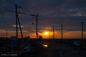 Abendstimmung in Manheim-Neu